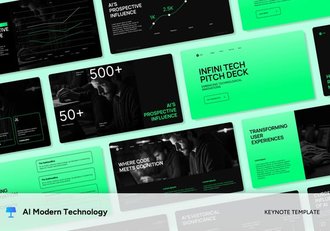 人工智能现代技术keynote模板 - 顶尖PPT