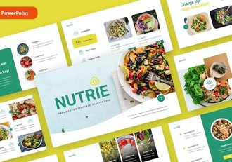 营养健康食品推广宣传PPT模板 - 顶尖PPT
