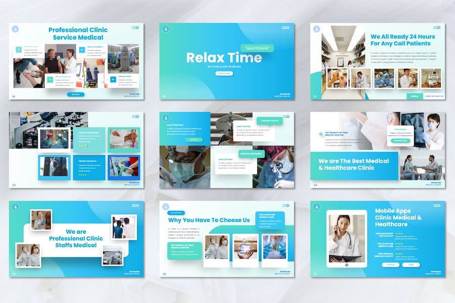 医疗健康行业解决方案Keynote模板 - 顶尖PPT