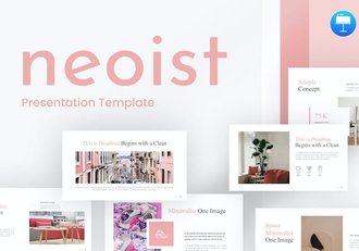 极简文艺唯美小清新keynote模板 - 顶尖PPT
