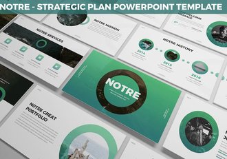 战略规划计划方案展示PPT模板 - 顶尖PPT