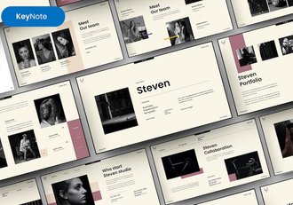 复古风格商业商务通用keynote模板 - 顶尖PPT