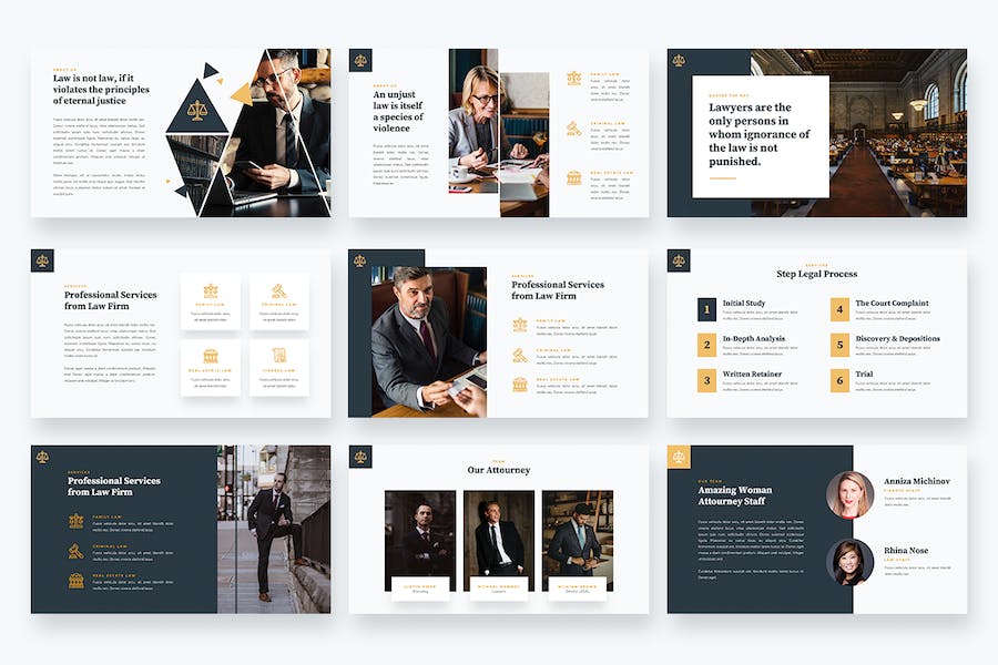 法律团队机构介绍展示keynote模板 - 顶尖PPT