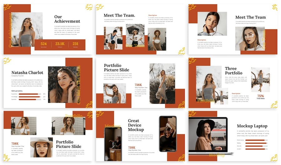 时尚动感设计展示品牌推广方案PPT模板 - 顶尖PPT