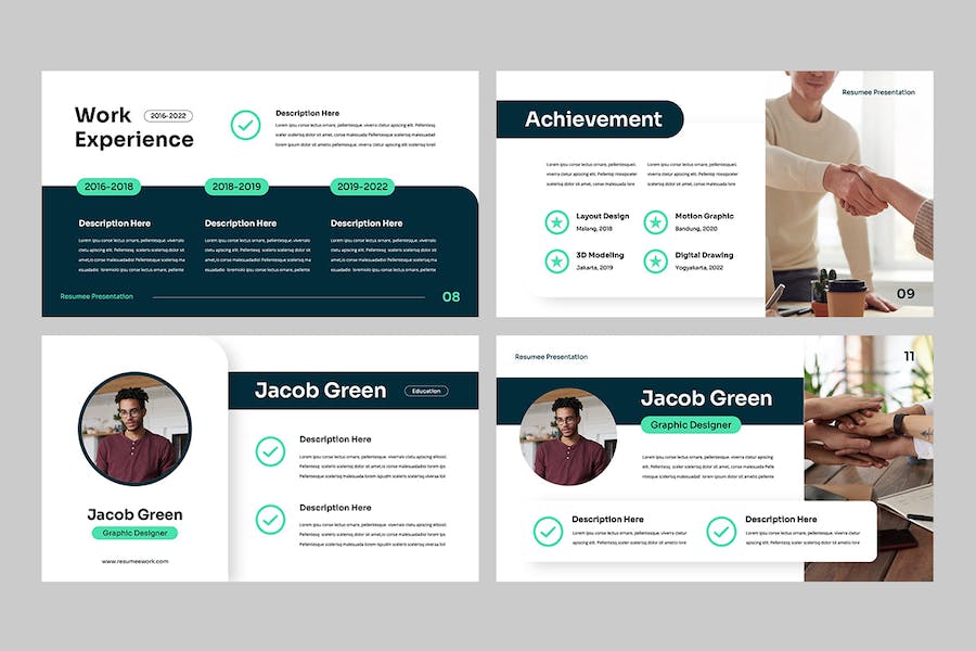 个人求职简历PPT模板 - 顶尖PPT