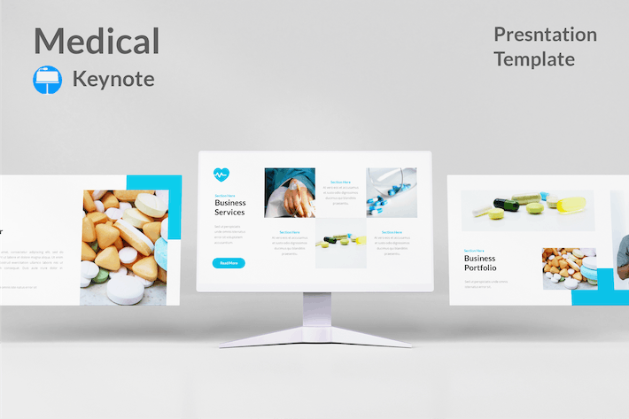医疗健康讲述展示方案Keynote模板 - 顶尖PPT
