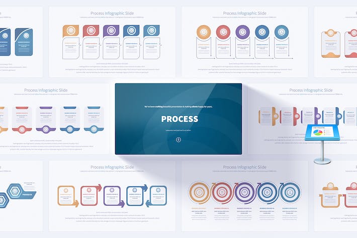 时间轴流程图keynote图形模板 - 顶尖PPT