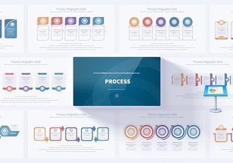 时间轴流程图keynote图形模板 - 顶尖PPT
