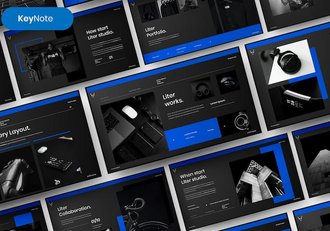商务业务品牌推广演讲Keynote模板 - 顶尖PPT