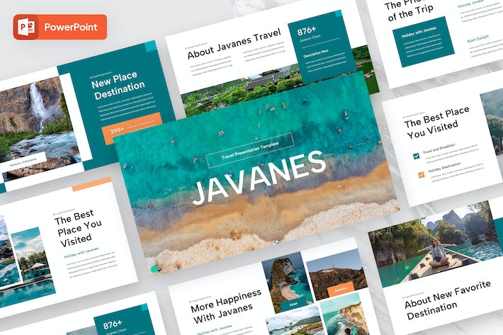 旅游旅行社线路推介服务方案PPT模板 - 顶尖PPT