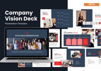 商业公司介绍PPT模板 - 顶尖PPT