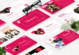 情人节活动策划祝福展示keynote模板 - 顶尖PPT