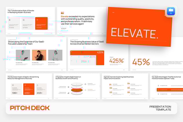 简约风格工作汇报keynote模板 - 顶尖PPT