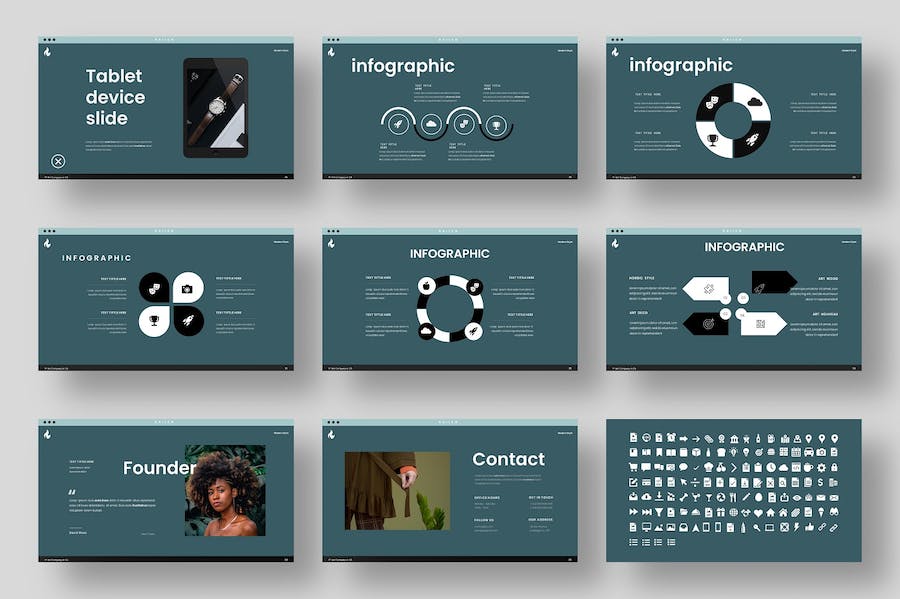 欧美商务风格通用keynote模板 - 顶尖PPT