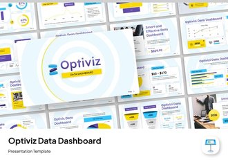 数据仪表板自定义设置Keynote模板 - 顶尖PPT