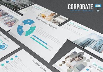 企业人员展示年度汇报keynote模板 - 顶尖PPT