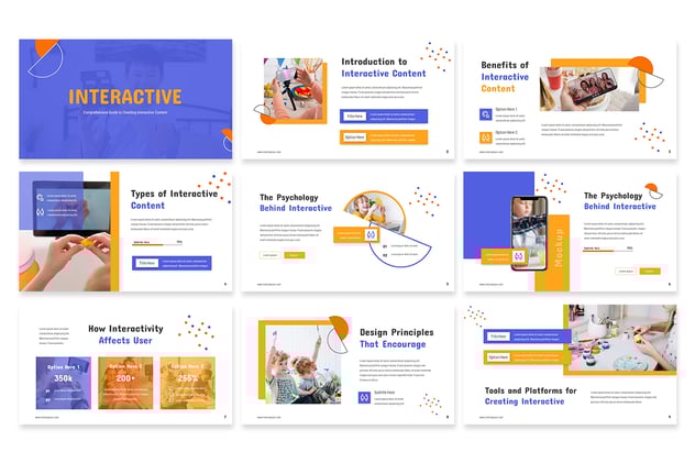 互动式课堂教学PPT模板 - 顶尖PPT