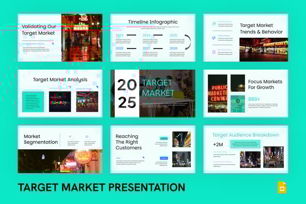目标市场营销策划分析报告PPT模板 - 顶尖PPT