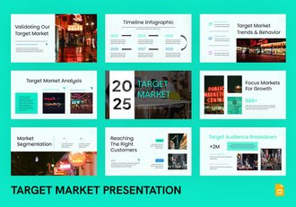 目标市场营销策划分析报告PPT模板 - 顶尖PPT
