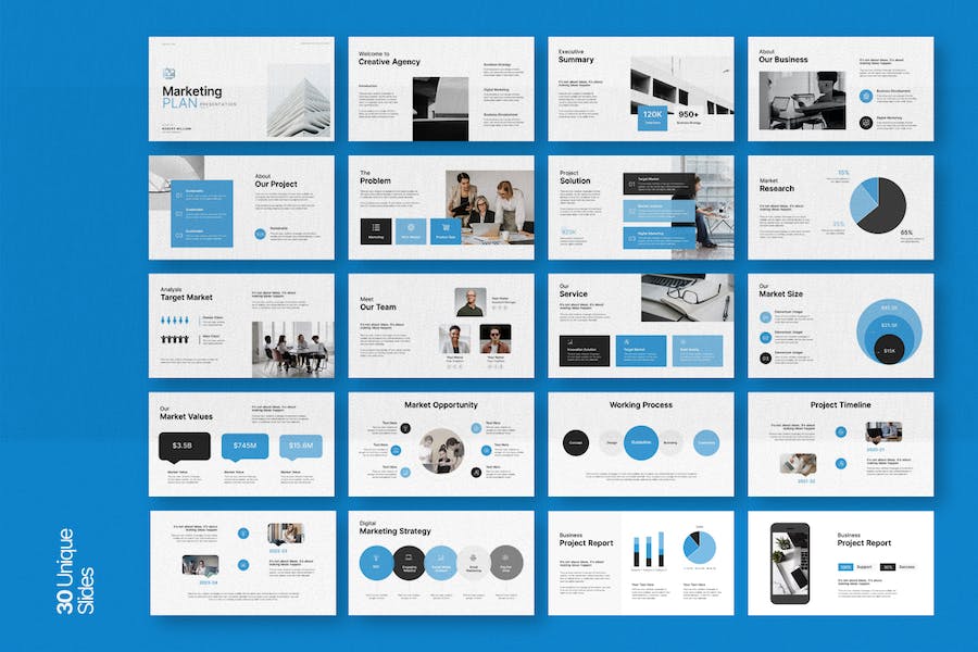 营销计划活动策划keynote模板 - 顶尖PPT
