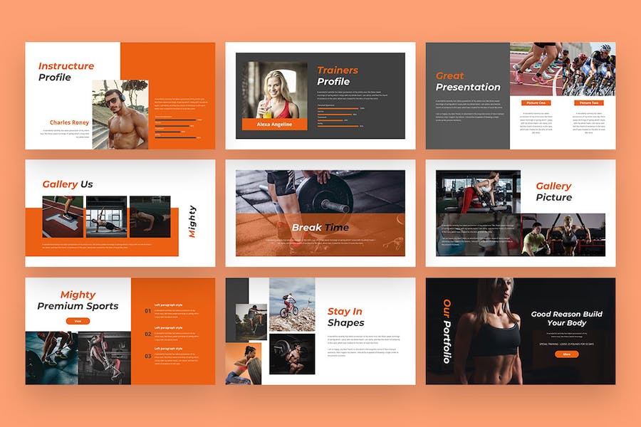 体育运动项目介绍推介方案Keynote模板 - 顶尖PPT