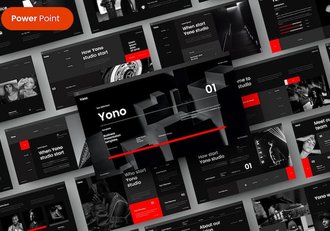 黑红商务多用途PPT模板 - 顶尖PPT