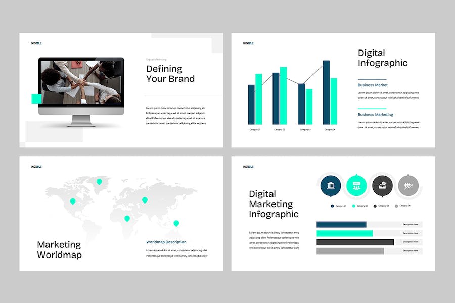 数字营销运营策略方案PPT模板 - 顶尖PPT