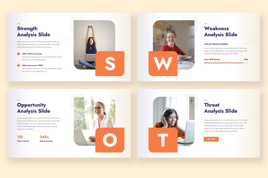 在线课程教育教学keynote模板 - 顶尖PPT