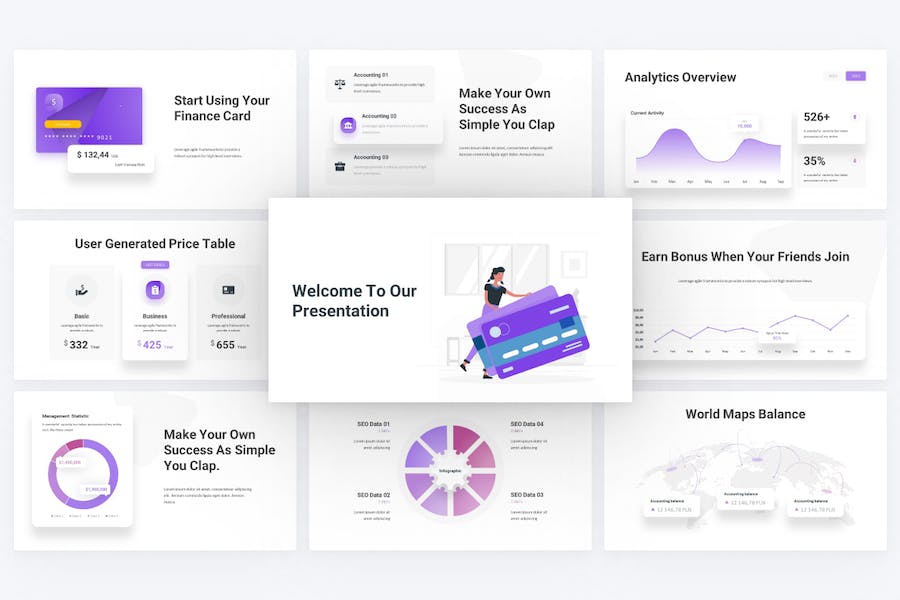 商务财经会计记账公司介绍计划总结PPT模 - 顶尖PPT