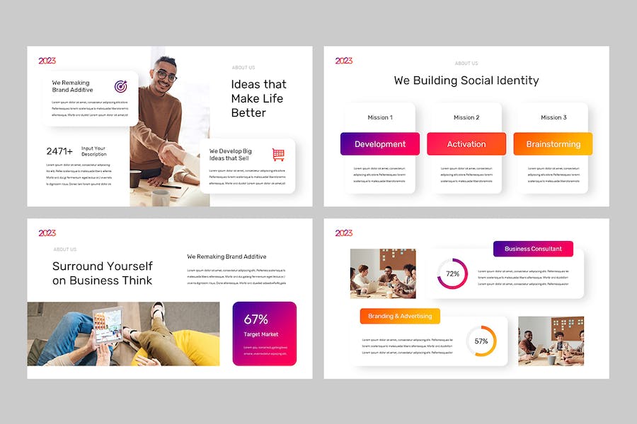 商务业务现代创意营销PPT模板 - 顶尖PPT