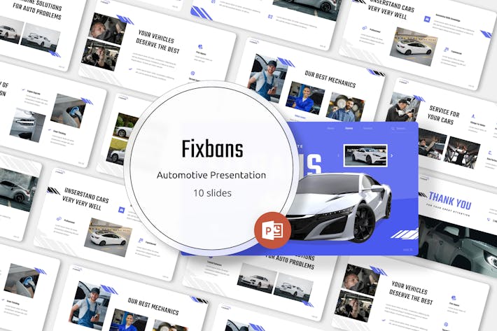 汽车产品介绍宣传PPT模板 - 顶尖PPT