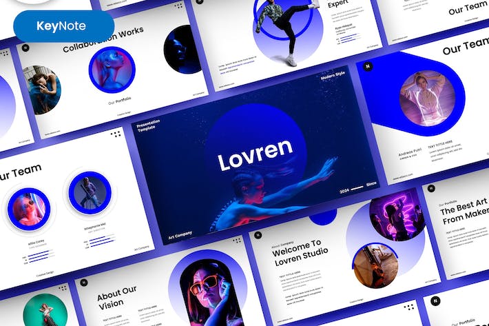 现代企业简介商务合作介绍Keynote模板 - 顶尖PPT