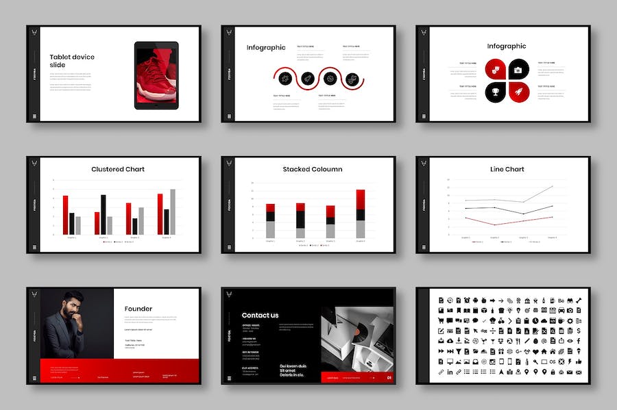 商业项目展示企业发展计划Keynote模板 - 顶尖PPT