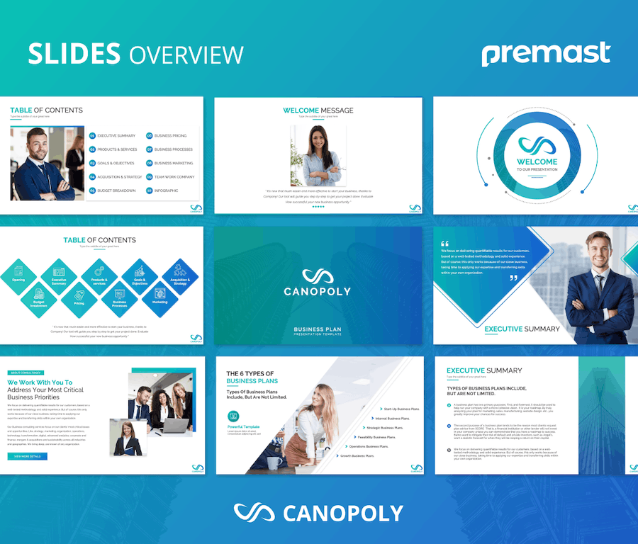 独角兽风格创业项目商业计划书PPT模板 - 顶尖PPT