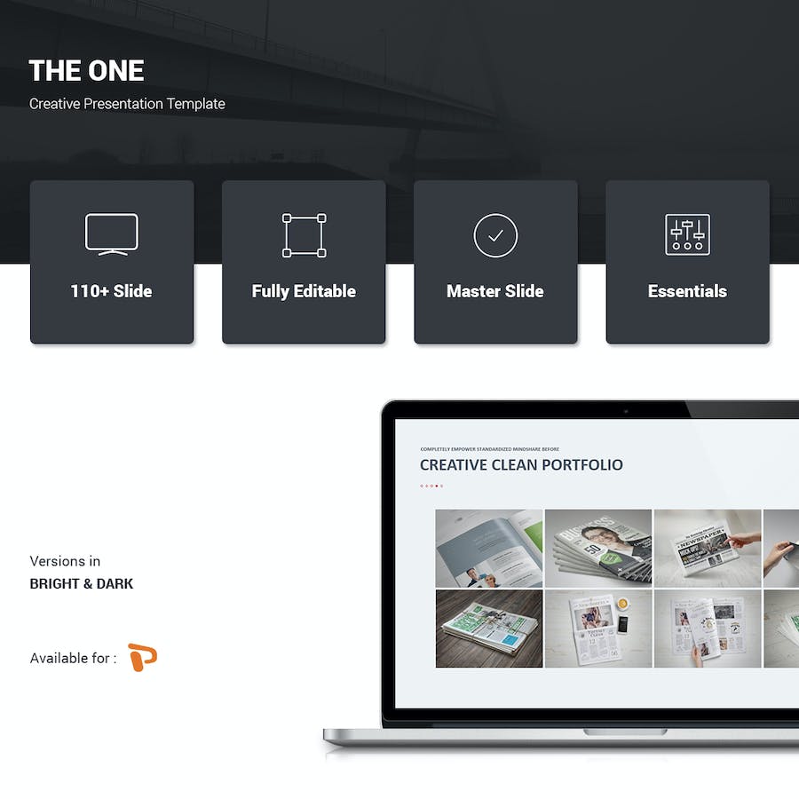 创意公司业务案例展示数据分析图形PPT模板 - 顶尖PPT