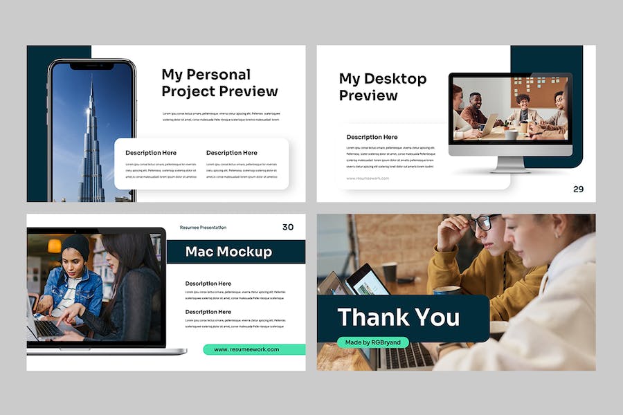 个人求职简历PPT模板 - 顶尖PPT