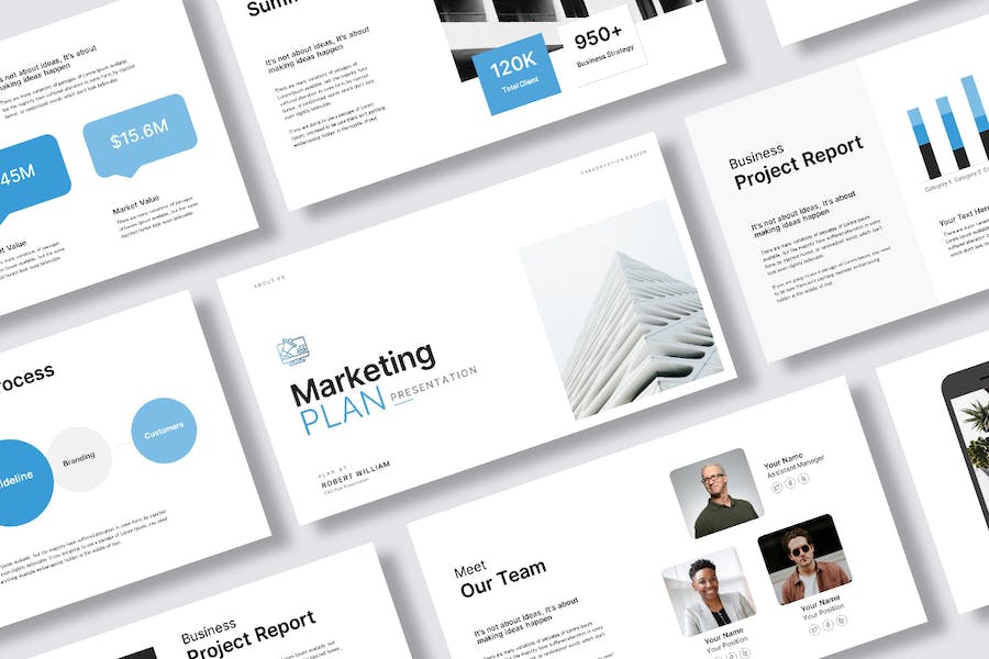 营销计划活动策划keynote模板 - 顶尖PPT