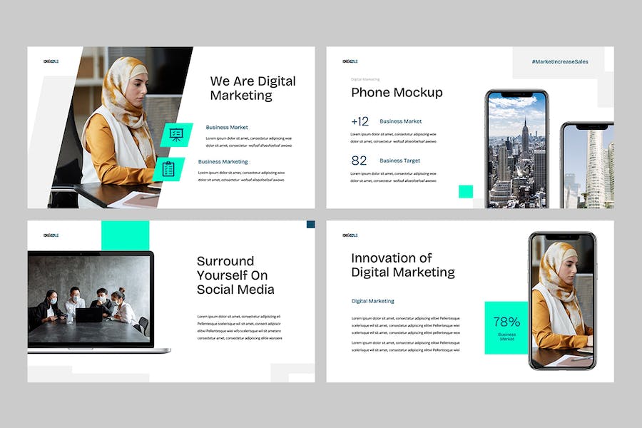 数字营销运营策略方案PPT模板 - 顶尖PPT