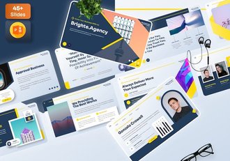 企业公司年度报告总结PPT模板 - 顶尖PPT