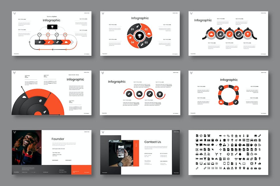 商务企业品牌展示推广Keynote模板 - 顶尖PPT