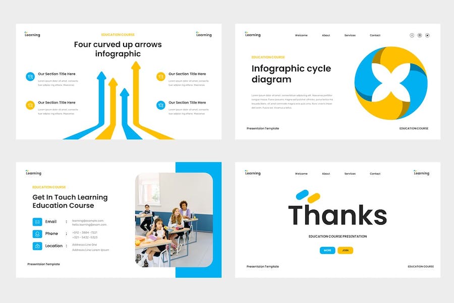 教育课程教学大纲培训PPT模板 - 顶尖PPT