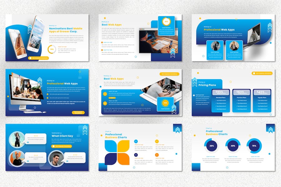 公司企业团队人员介绍会议合作keynote模板 - 顶尖PPT