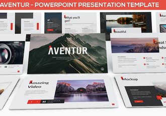 冒险旅游探索活动推广宣传PPT模板 - 顶尖PPT