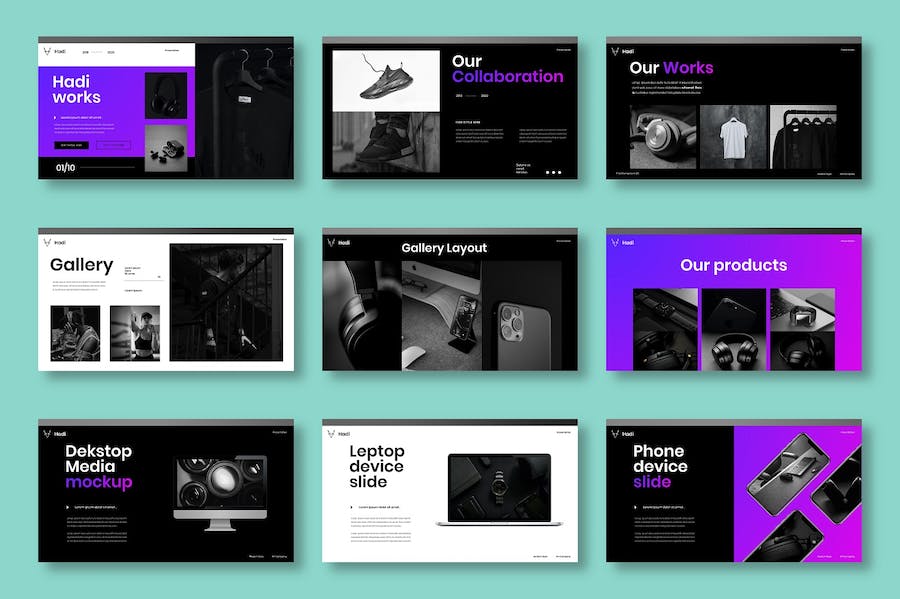 创意商务企业营销展示PPT模板 - 顶尖PPT