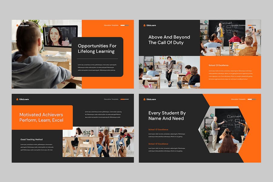 教育课程教学培训设计PPT模板 - 顶尖PPT