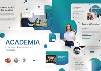 学术研究教育培训方案PPT模板 - 顶尖PPT