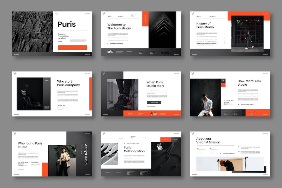 商务企业品牌展示推广Keynote模板 - 顶尖PPT