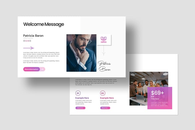 创业者向投资者展示商业构想发展策略keynote模板 - 顶尖PPT