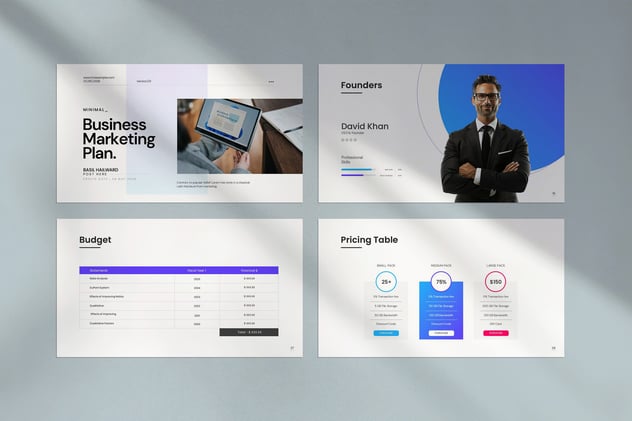 营销计划推广品牌策略Keynote模板 - 顶尖PPT