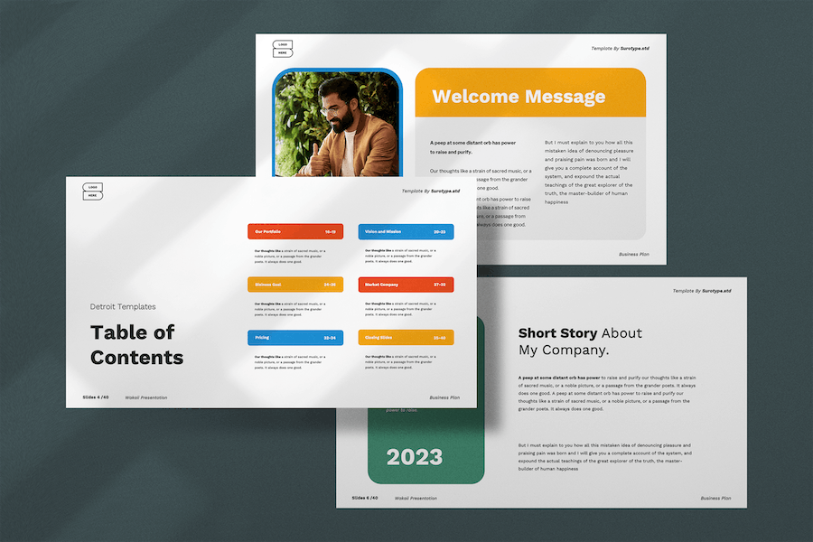 创意设计领域主题内容展示Keynote模板 - 顶尖PPT